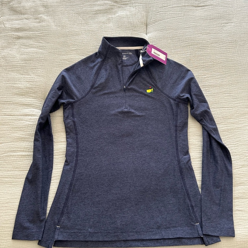Masters Magnolia Lane Women's Navy Quarter-Zip Top